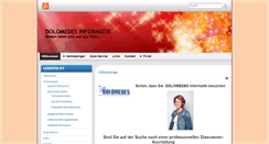 Desktop Screenshot of dolomedes.ch
